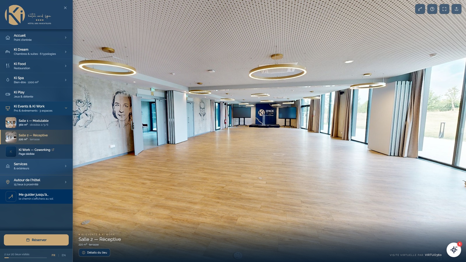 Salle 2 vide