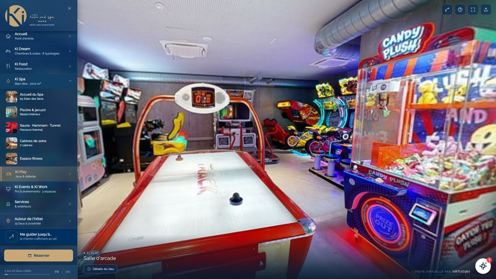 Ki Play, salle d’arcade, Ki Space